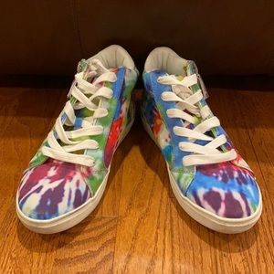 Steve Madden Kids Jkenzie Tie Dye Sneakers Size 5